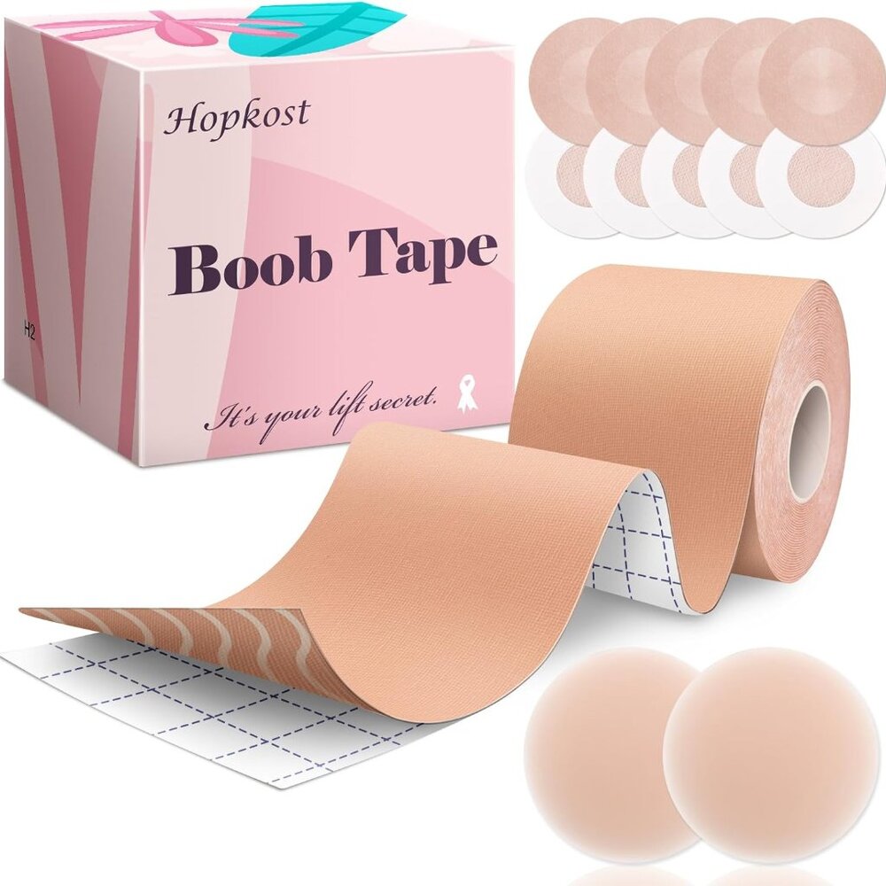 Boob Tape Boobytape for Breast Lift Achieve Chest Brace Lift Contour o